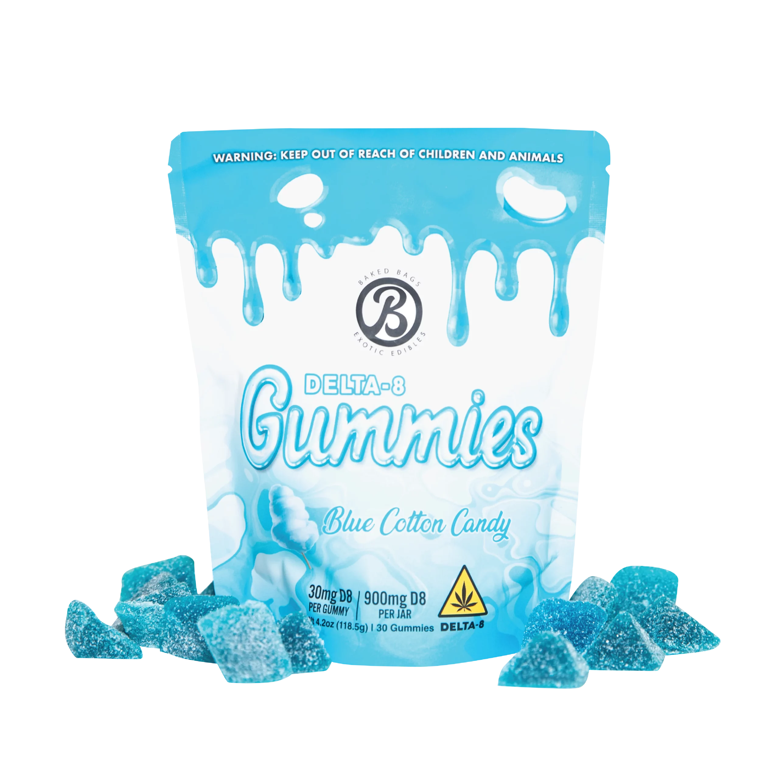 GUMMIES - BLUE COTTON CANDY