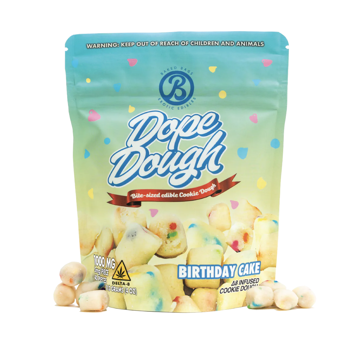 DOPE DOUGH - BIRTHDAY CAKE
